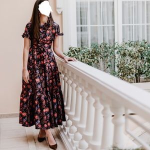 La DoubleJ Silk Italian Printed Dress